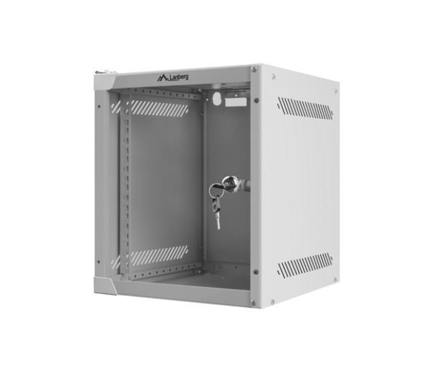 LANBERG Szafa wiszca 10 cali 6U 280x310mm szara WF10-2306-10S - 519076 - zdjęcie 3